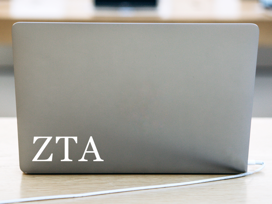 Zeta Tau Alpha Greek Letter Decal