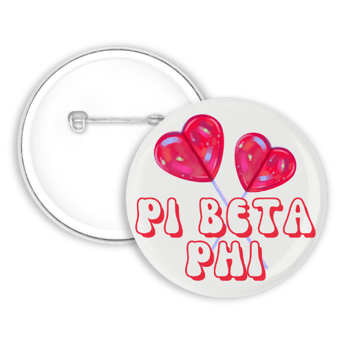 Pi Beta Phi Heart Lollipops
