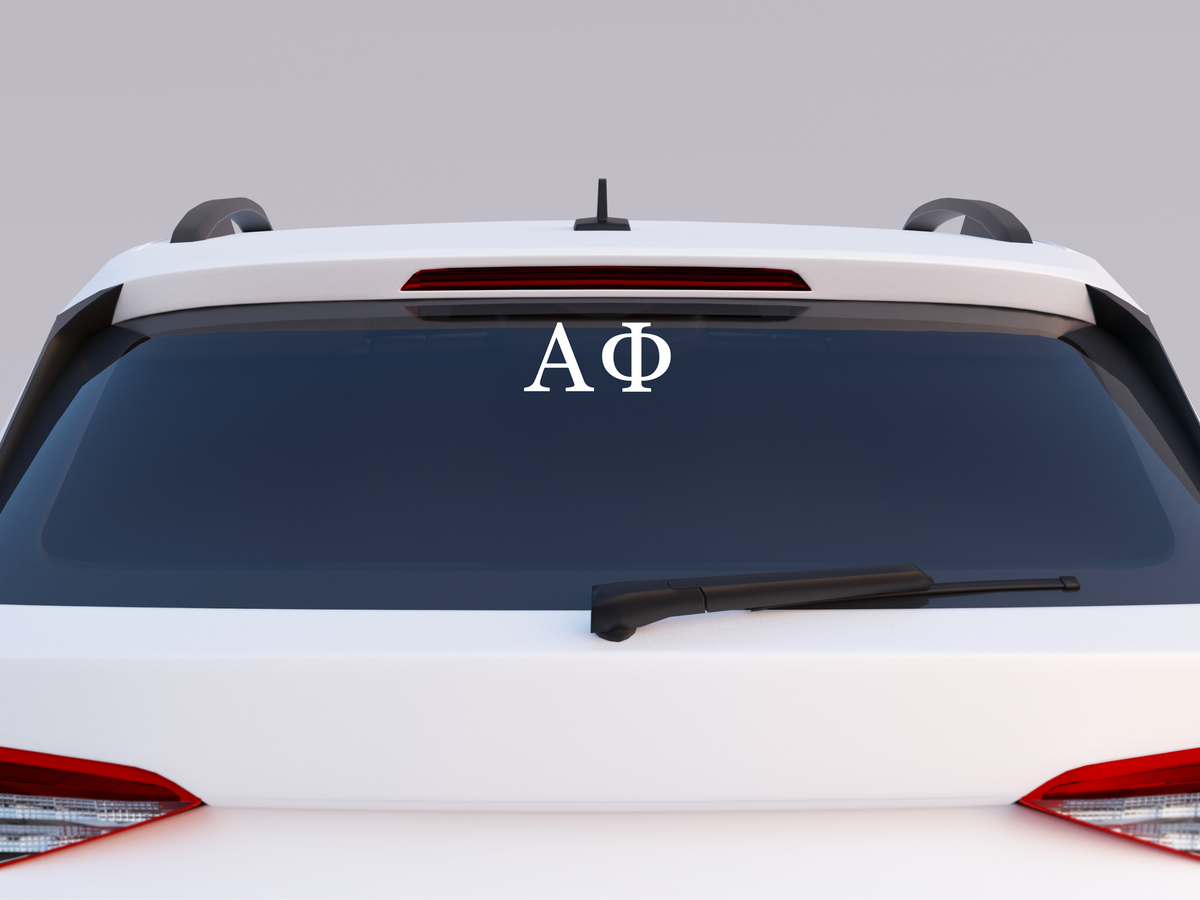 Alpha Phi Greek Letter Decal
