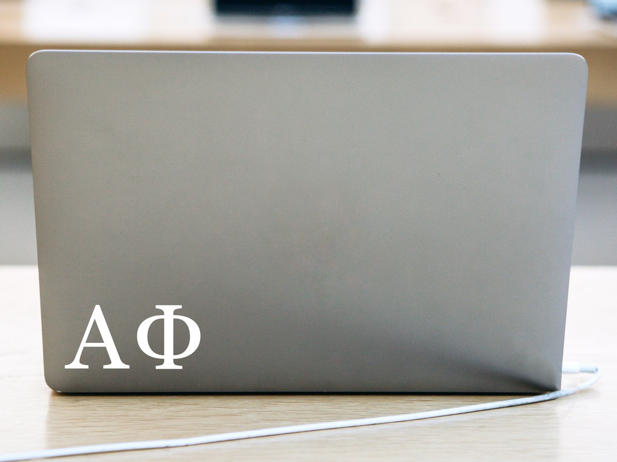 Alpha Phi Greek Letter Decal