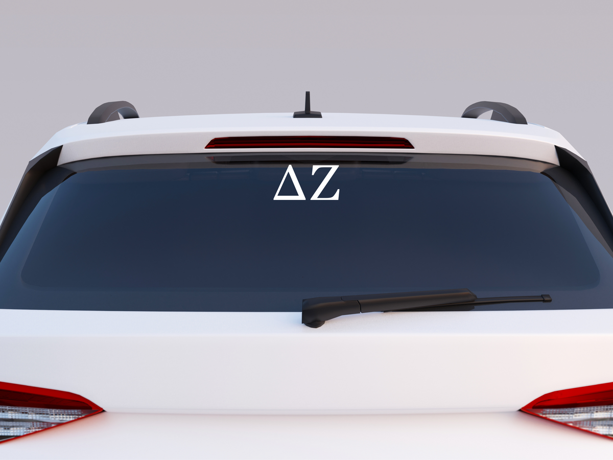 Delta Zeta Greek Letter Decal