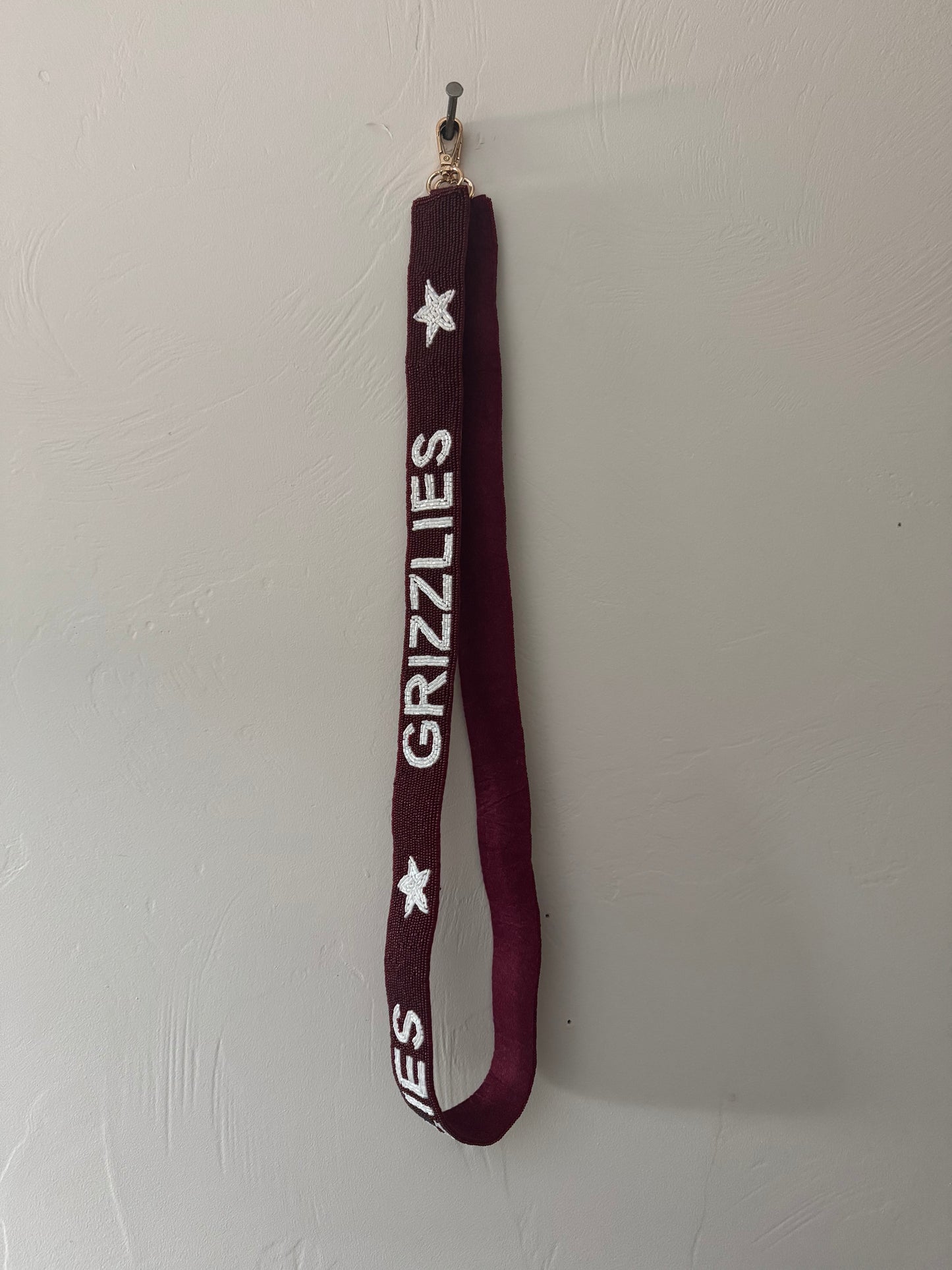 GRIZZLIES Beaded Purse Strap