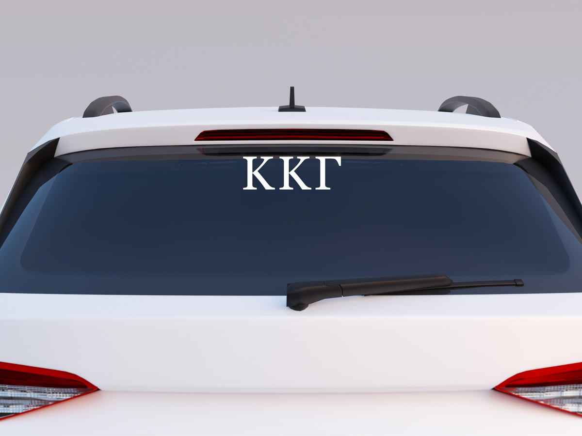 Kappa Kappa Gamma Greek Letter Decal
