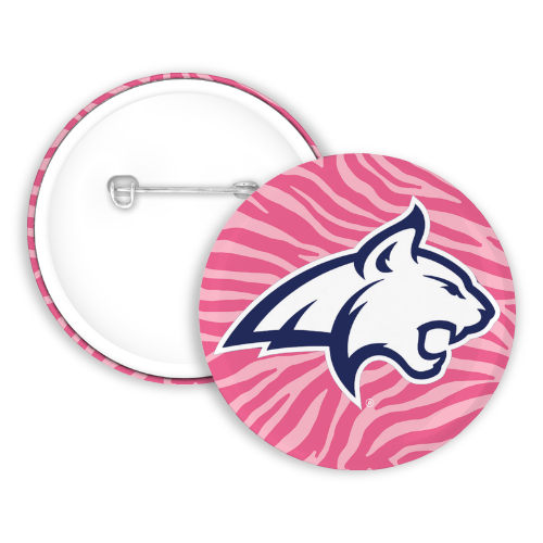 Pink Zebra Cat Head