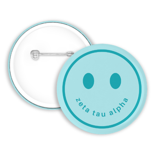 Zeta Tau Alpha Teal Smile