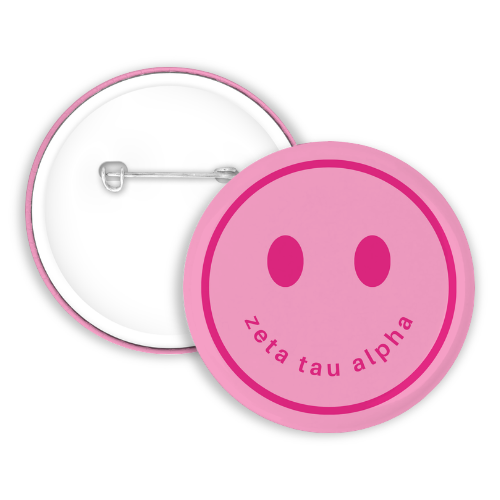 Zeta Tau Alpha Pink Smile