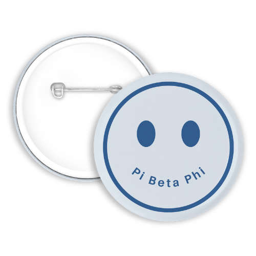 Pi Beta Phi Silver Blue Smile