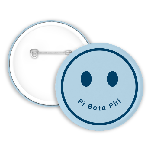Pi Beta Phi Silver Blue Smile